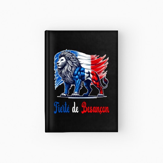 The pride of Besançon flag design Hardcover Journal