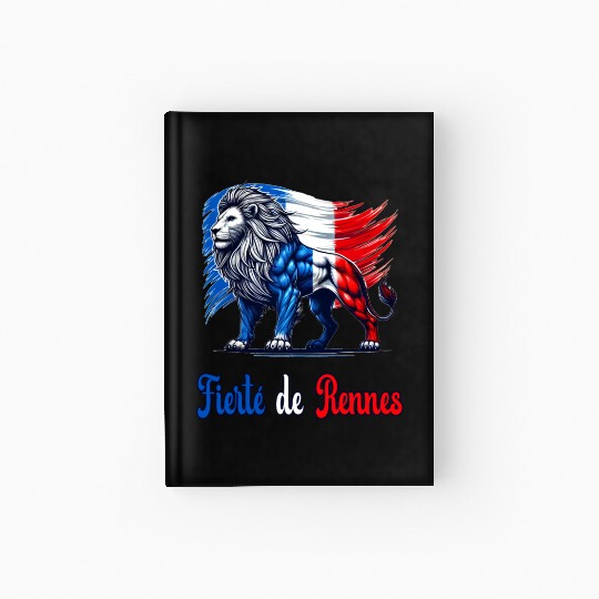 The pride of Rennes flag design Hardcover Journal