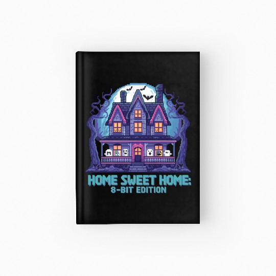 8 Bit Haunted House 01 Hardcover Journal