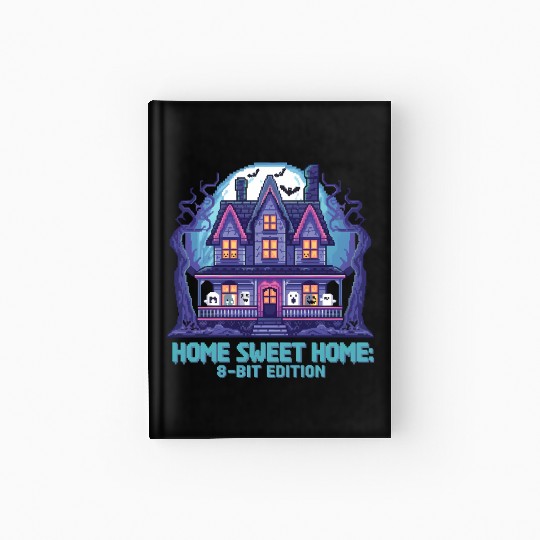 8 Bit Haunted House 01 Hardcover Journal