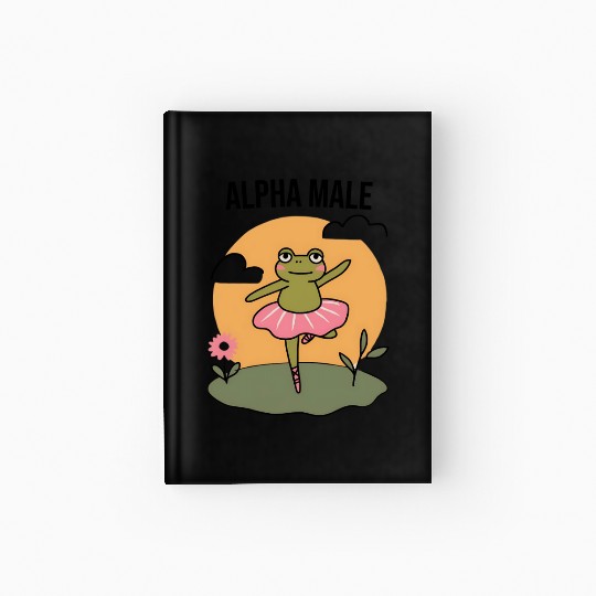 Ballet Frog Alpha Male Hardcover Journal