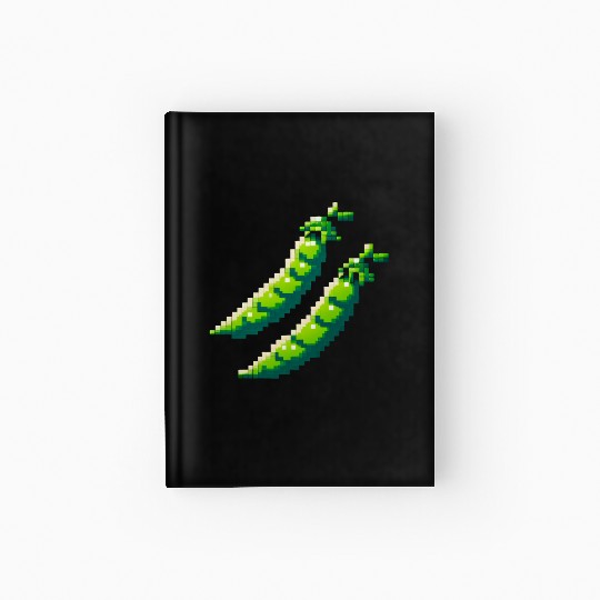 8 Bit Pixel Peas Hardcover Journal