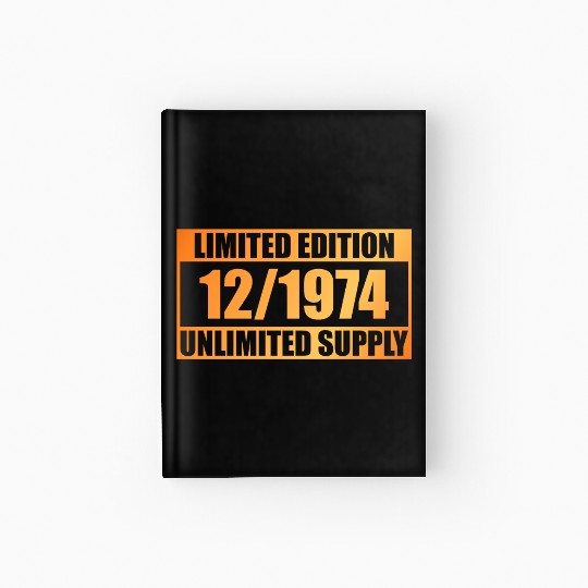 50th birthday Limited Edition - ꝏ Supply 12/1974 Hardcover Journal
