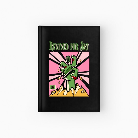 Zombie Artist Revived for Art Hardcover Journal