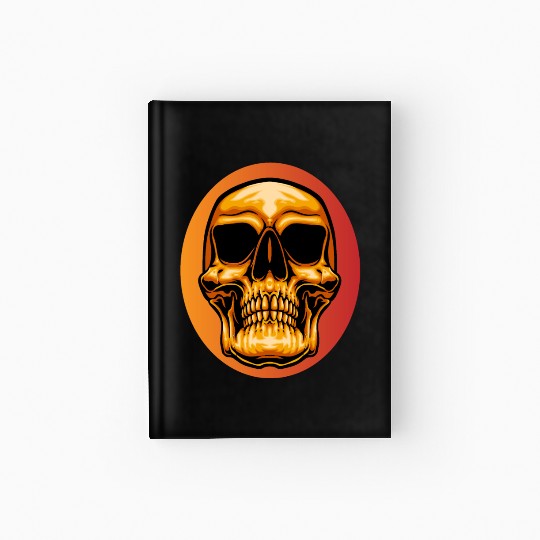 Halloween skull Novelty Skull Graphic design Hardcover Journal