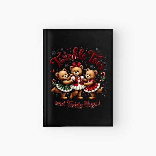 Teddy Bear Ballet Hardcover Journal