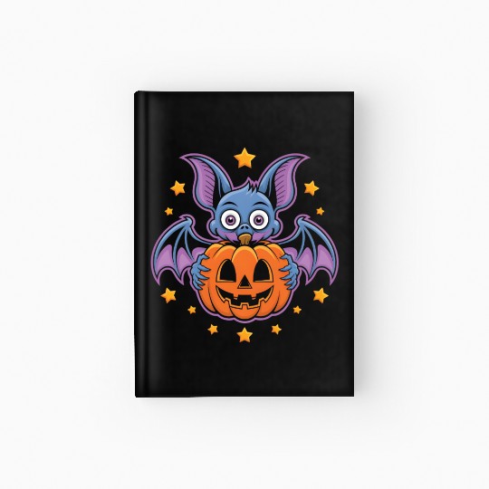 Spooky Bat Hardcover Journal
