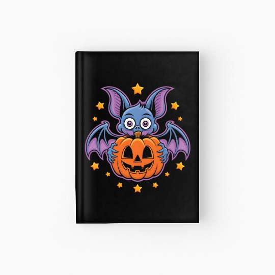 Spooky Bat Hardcover Journal