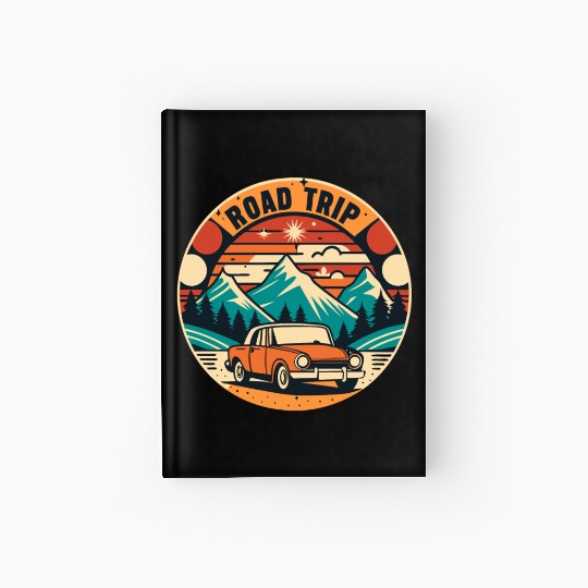road trip lover Hardcover Journal