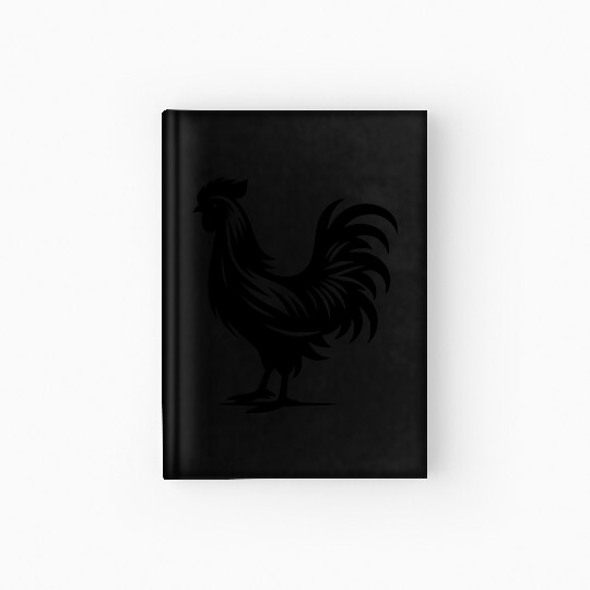 Cute Cock Pedigree Cock Large Plumage Hardcover Journal