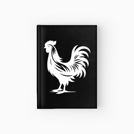 Cute Cock Pedigree Cock Large Plumage Hardcover Journal