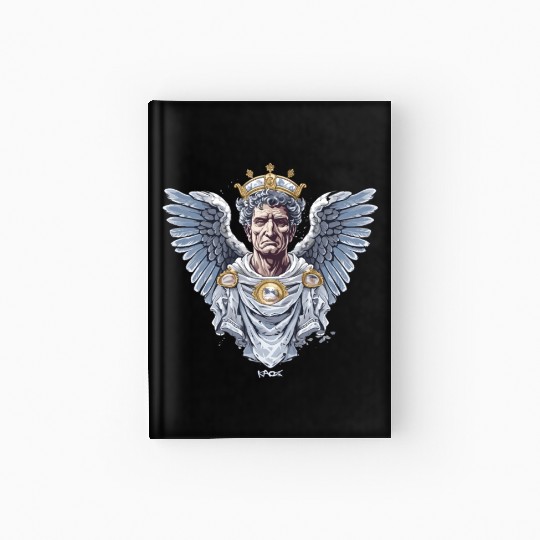 Emperor Caesar with Angel Wings Hardcover Journal