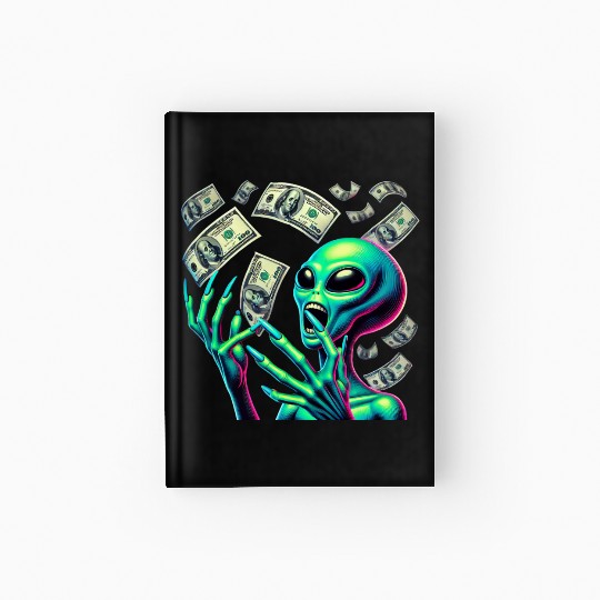 Alien Money Splash Hardcover Journal