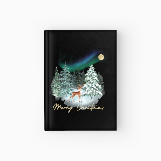 Christmas feeling winter wonderland with nordic Hardcover Journal