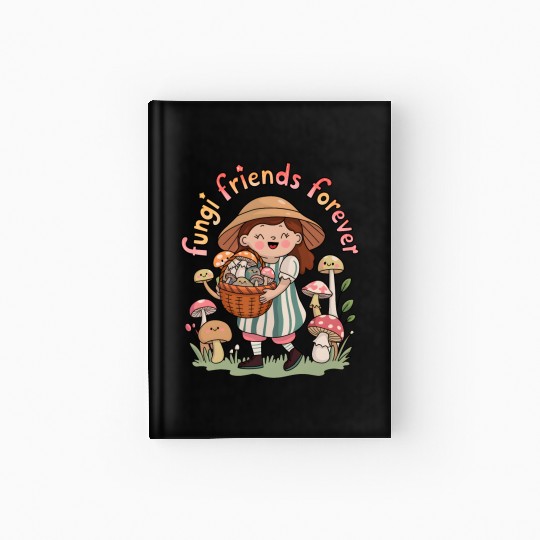 Fungi Friends Forever Hardcover Journal