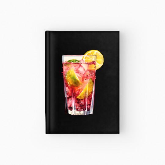 Citrus Berry Cocktail Hardcover Journal