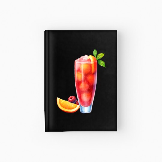 Berry Citrus Cocktail Hardcover Journal