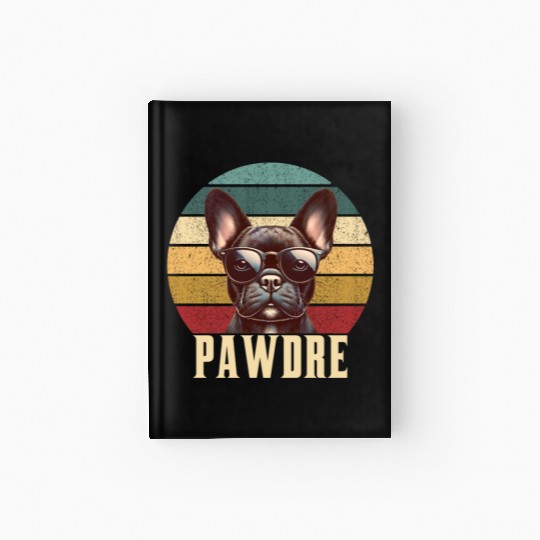 Pawdre Funny Best Dog Dad Ever Funny dog dad Hardcover Journal