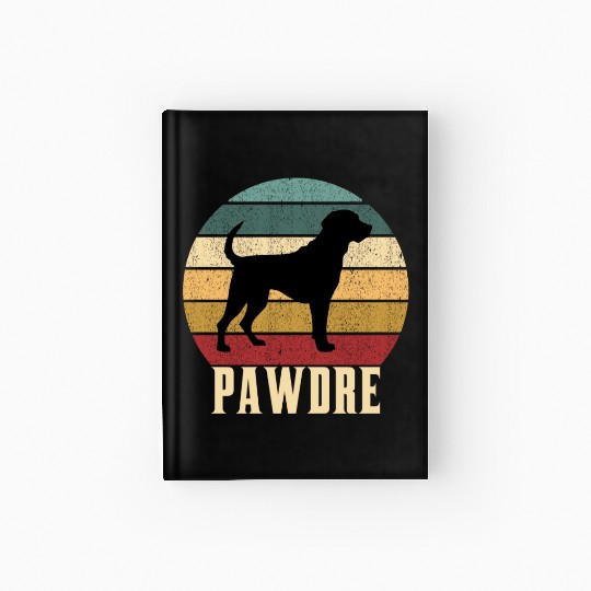 Pawdre Funny Best Dog Dad Ever Funny dog dad Hardcover Journal