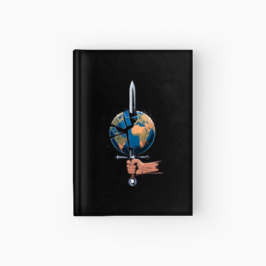 Wars destroy the earth Hardcover Journal