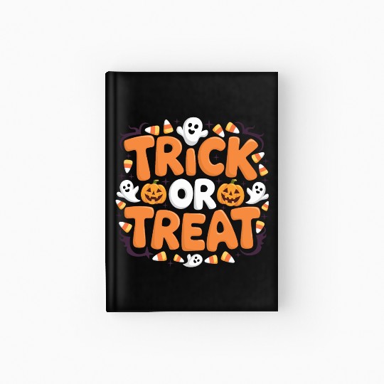 Trick or Treat Hardcover Journal