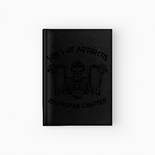 Sons Of Arthritis Biker LIKE US ON FACEBOOK Hardcover Journal
