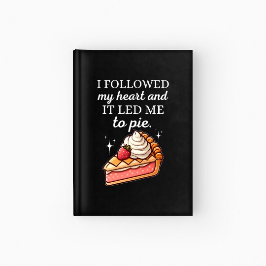 Sweet Heart Strawberry Cherry Pie Delight Hardcover Journal