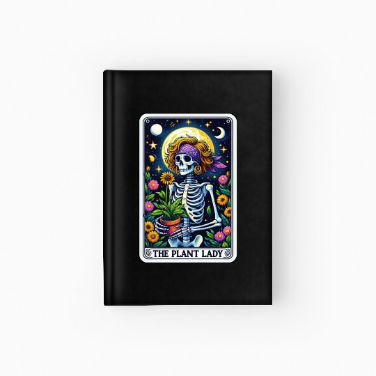 Tarot Card Collection - The Plant Lady Hardcover Journal