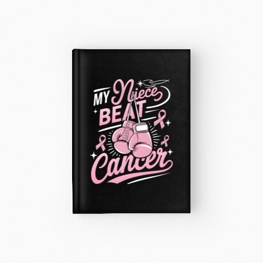 My Niece Beat Cancer Breast Cancer Awareness Hardcover Journal