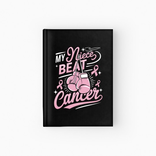 My Niece Beat Cancer Breast Cancer Awareness Hardcover Journal