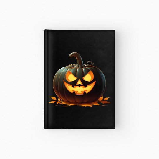 Midnight Glow: Enchanted Halloween Pumpkin Hardcover Journal