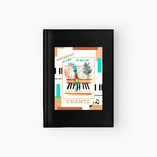 Prodigious cicada Hardcover Journal