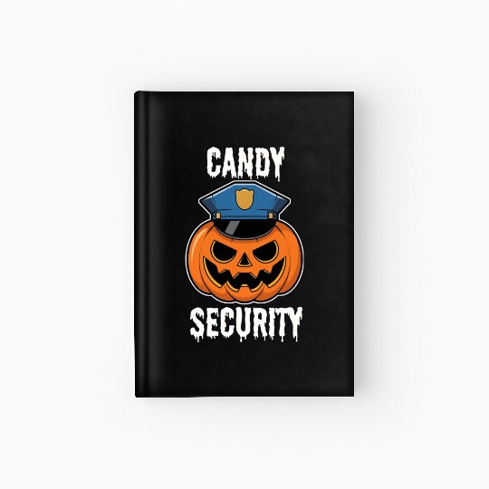 Candy Security Halloween Hardcover Journal