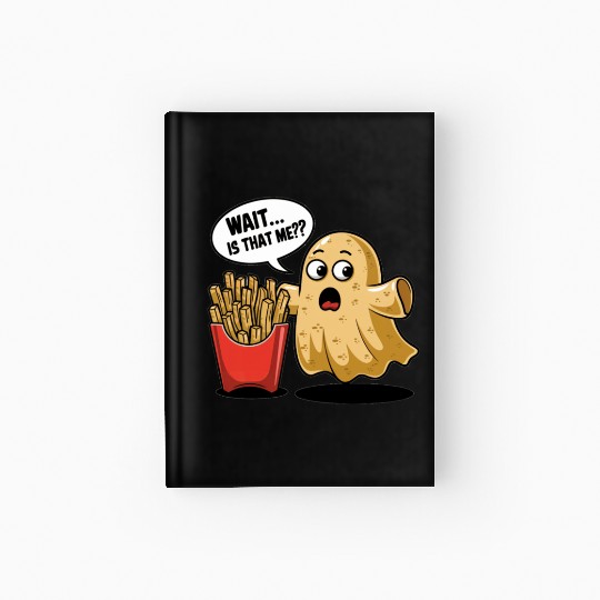 Potato Ghost Afterlife Fries Surprise Hardcover Journal