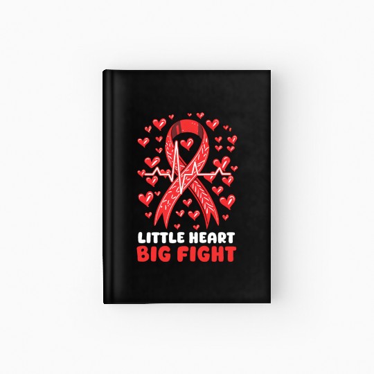 CHD Awareness Little Heart, Big Fight Hardcover Journal