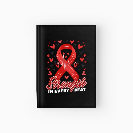 CHD Awareness Strength In Every Beat Hardcover Journal