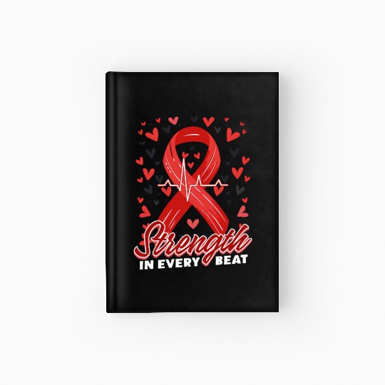 CHD Awareness Strength In Every Beat Hardcover Journal