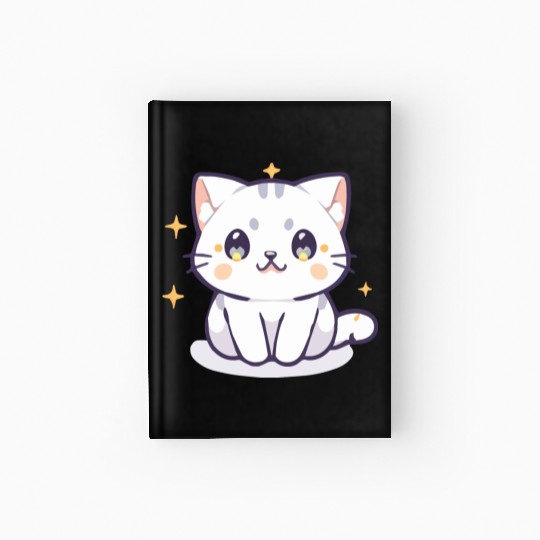 Meow Series: Starry Eyes Hardcover Journal