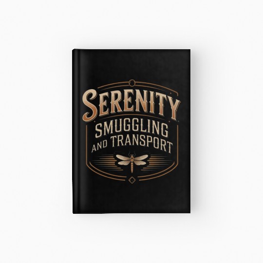 Vintage Serenity Smuggling And Transport Firefly Hardcover Journal