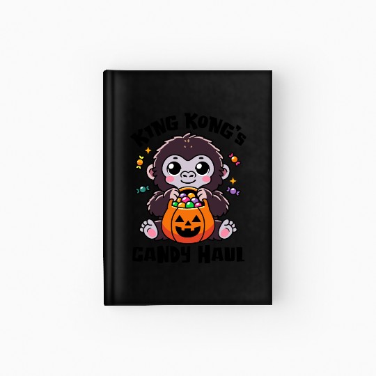 Kingkong's Candy Haul Halloween Trick-or-Treat Bag Hardcover Journal