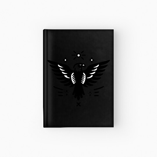 Sacred Bald Eagle Tattoo Hardcover Journal