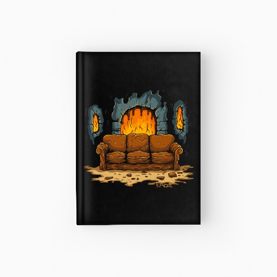 The Couch of Dungeon Hell Hardcover Journal
