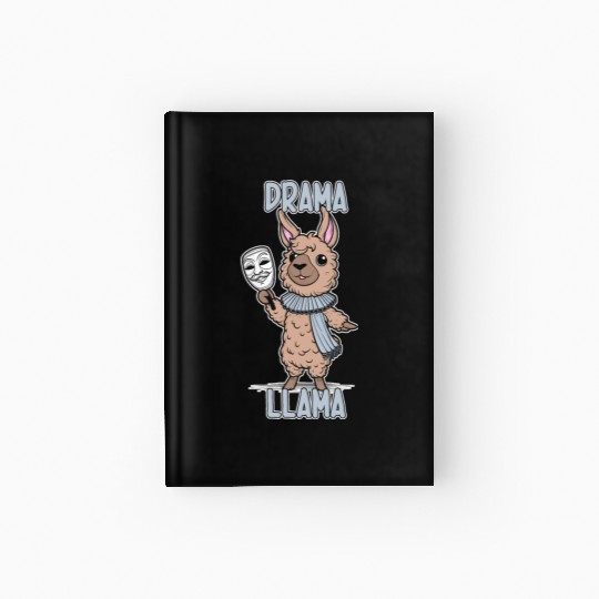 Drama Llama Cute Hardcover Journal