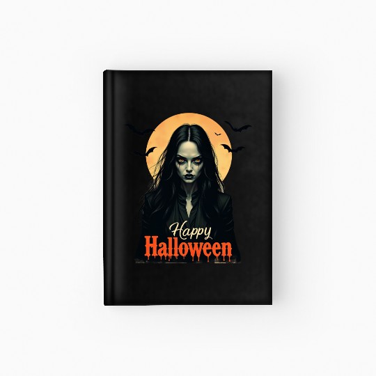 Enchanting Vampire Witch Hardcover Journal