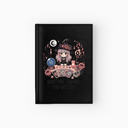 Fortune Favors the Witchy! Hardcover Journal