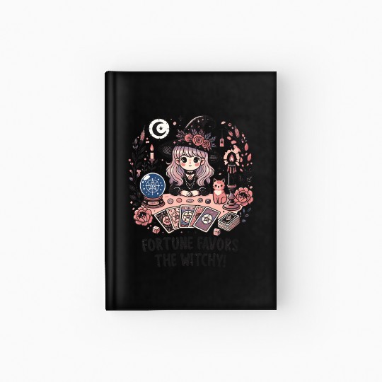 Fortune Favors the Witchy! Hardcover Journal