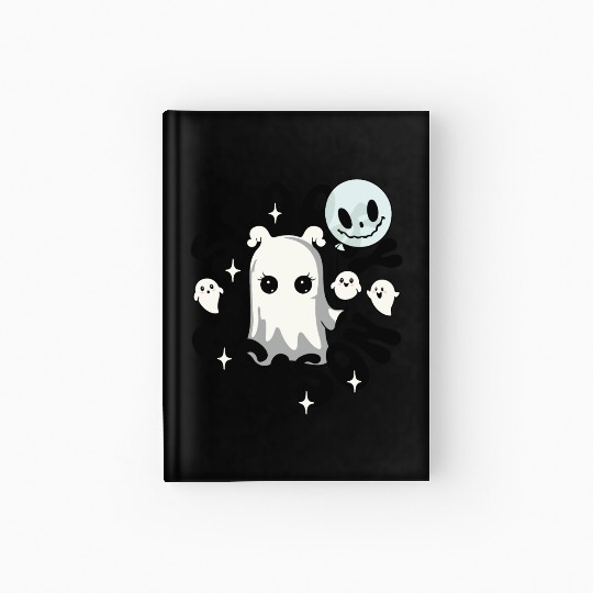Halloween Ghosts Spooky Season Hardcover Journal