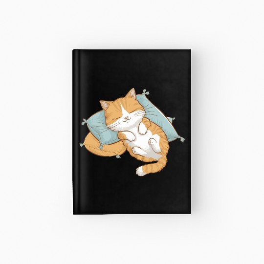 Cozy Cat Nap Hardcover Journal