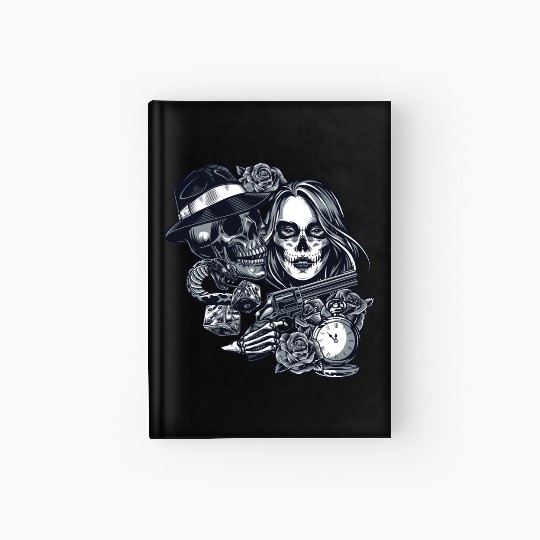 Chicano Street Art Graphic Hardcover Journal