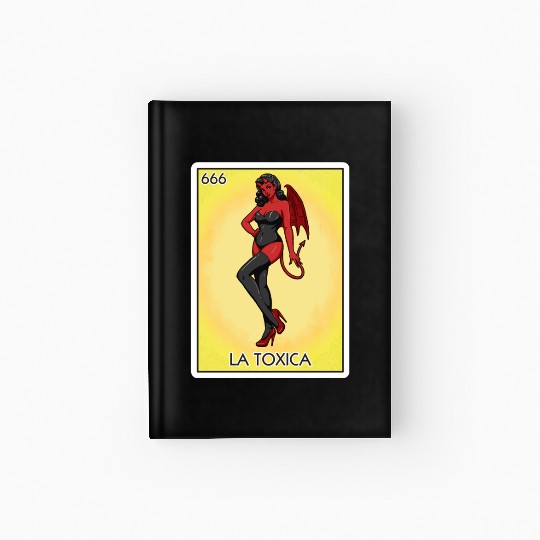 La Toxica Card Funny Toxic Women's La Toxica Hardcover Journal